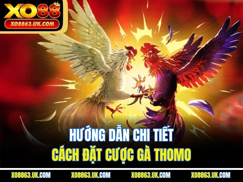 Hướng dẫn chi tiết cách đặt cược gà thomo
