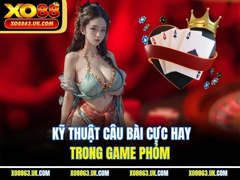 Kỹ thuật câu bài cực hay trong game Phỏm
